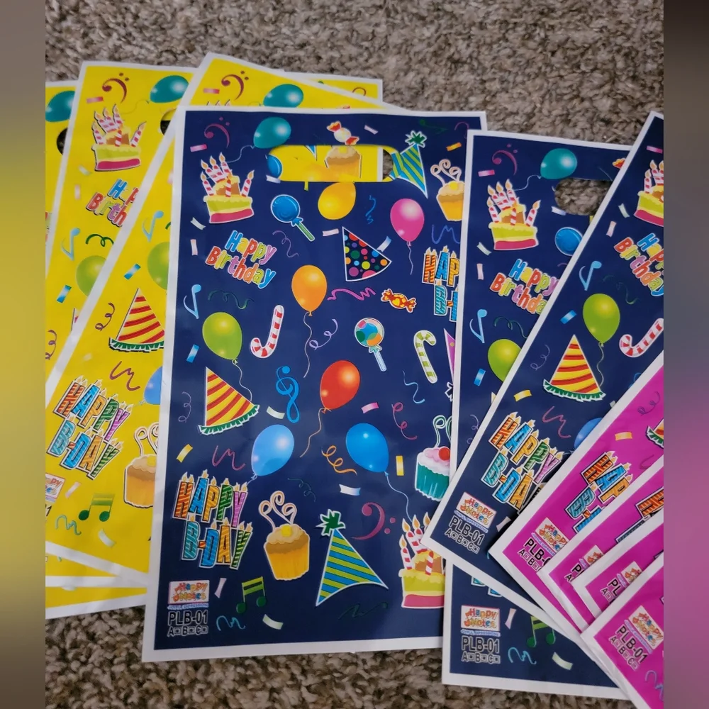 10 New Birthday Party Favor Bags